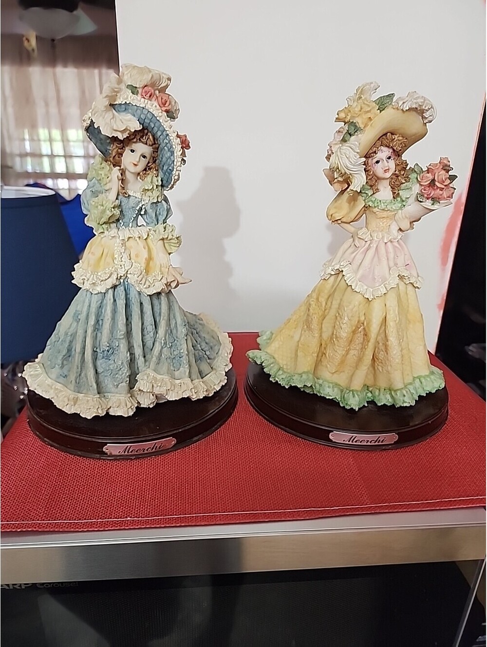 The 2  Mirechi Collection Porcelain Figurine 121/2"×81/2"